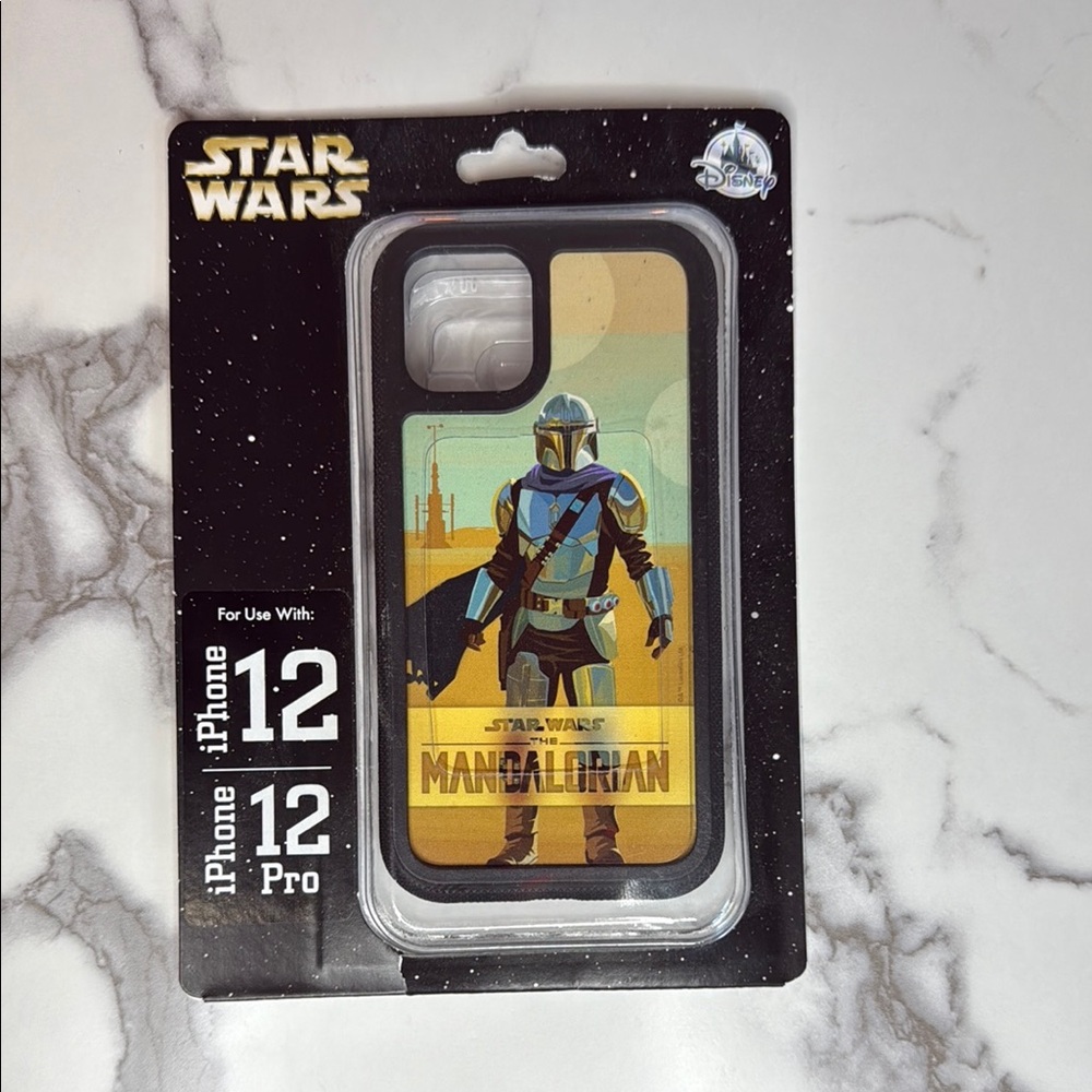 Star Wars Black and Gold Mandalorian iPhone 12/12 Pro Case